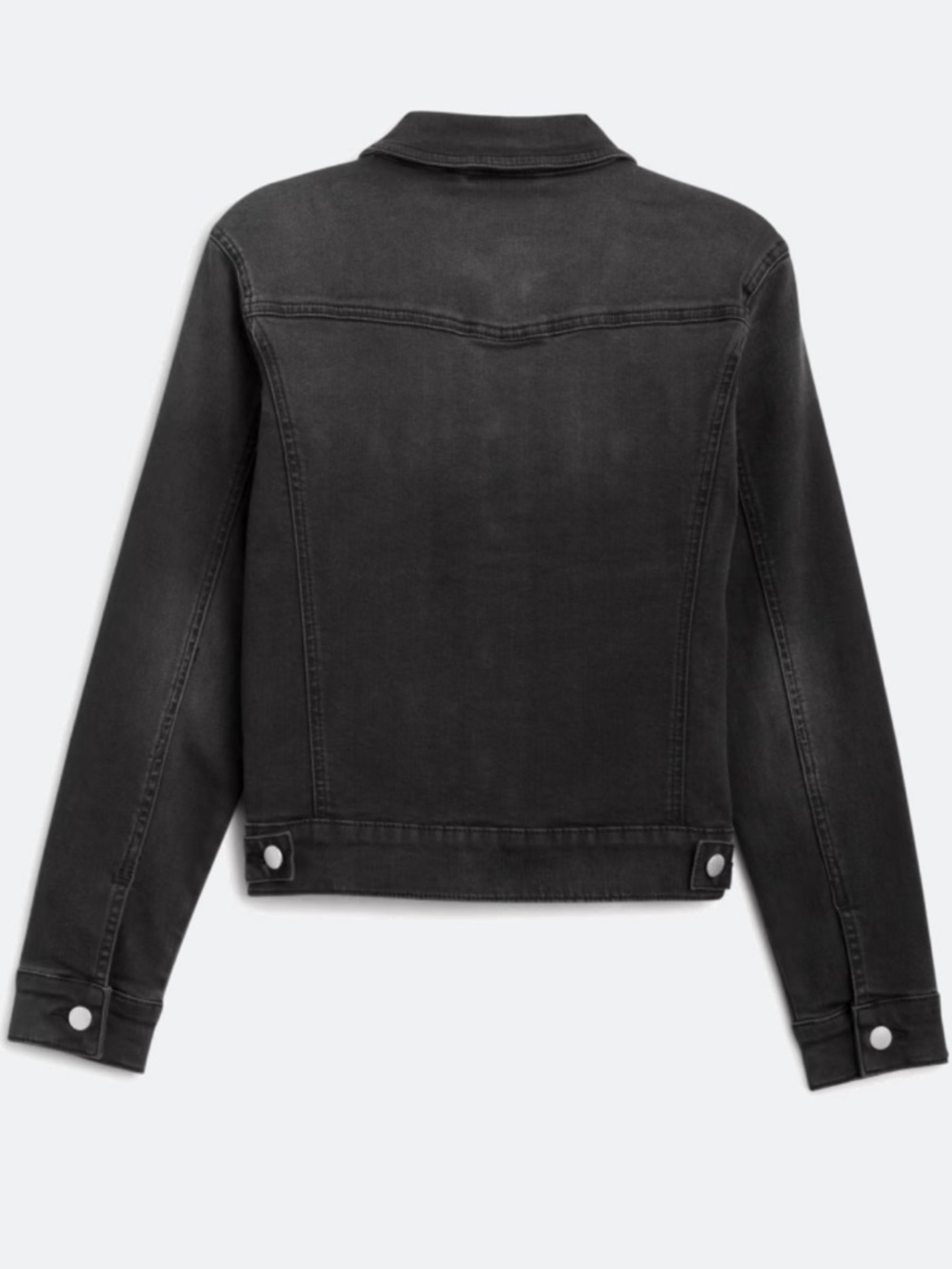 PROSPERITY Jolene Stretch Black Denim Jacket Black size XL BNWT - Picture 2 of 8